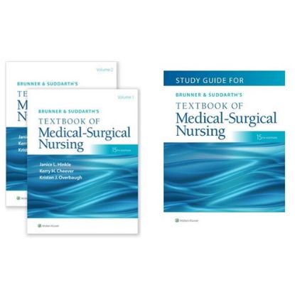 Picture of BRUNNER & SUDDARTH'S MEDICAL SURGICAL NURSING TEXTBOOK AND STUDY GUIDE BUNDLE, 15e. 