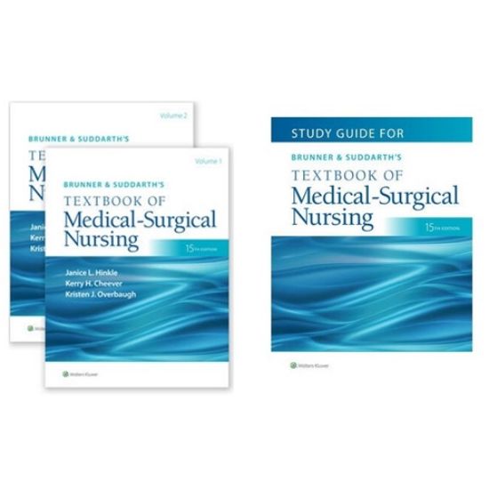 Picture of BRUNNER & SUDDARTH'S MEDICAL SURGICAL NURSING TEXTBOOK AND STUDY GUIDE BUNDLE, 15e. 