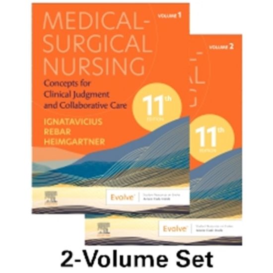 Picture of MEDICAL-SURGICAL NURSING: 2 VOLUME TEXTBOOK SET, 11e. 