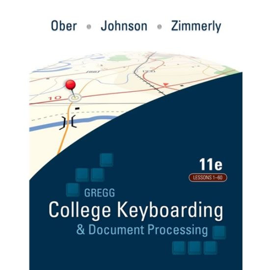 Picture of GREGG COLLEGE KEYBOARDING & DOCUMENT PROCESSING (GDP), LESSONS 1-60