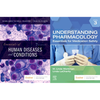 Picture of ESSENTIALS OF HUMAN DISEASES AND CONDITIONS 7e. & UNDERSTANDING PHARMACOLOGY 3e., BUNDLE