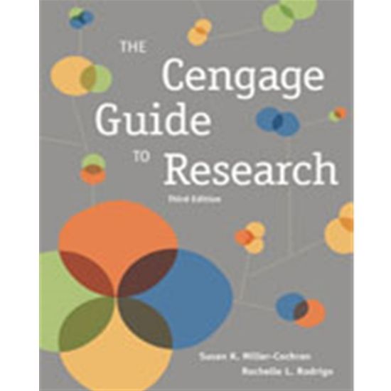 Picture of THE CENGAGE GUIDE TO RESEARCH  3e