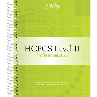 Picture of MCCG 222/262 - HCPCS LEVEL II, PROFESSIONAL EDITION, 2025