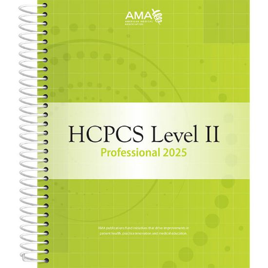 Picture of MCCG 222/262 - HCPCS LEVEL II, PROFESSIONAL EDITION, 2025