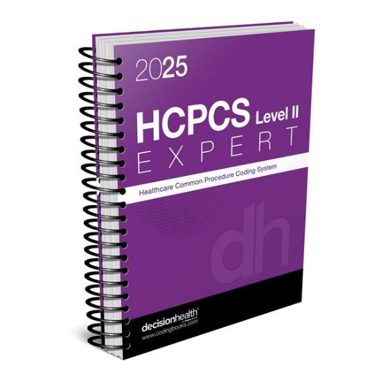 Picture of MCCG 222/262 - HCPCS LEVEL II, PROFESSIONAL EDITION, 2025