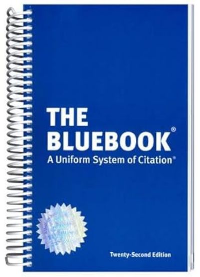 Picture of HARVARD LAW BLUE BOOK 22nd EDITION -