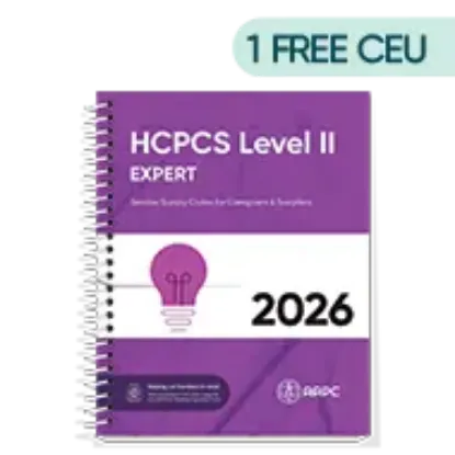Picture of HCPCS, II, EXPERT, 2026