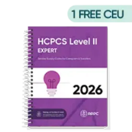 Picture of HCPCS, II, EXPERT, 2026