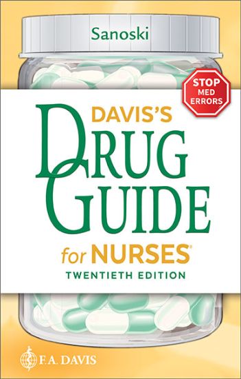 Picture of DAVIS's DRUG GUIDE FOR NURSES, 20e.